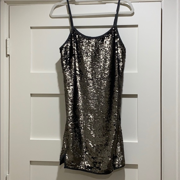 Charcoal sequin dress - Picture 3 of 8